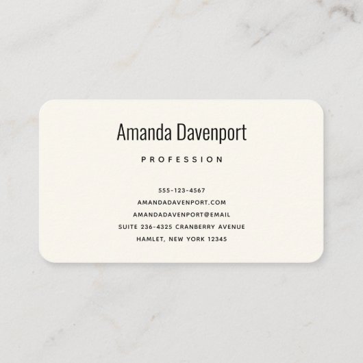 Roze, Oranje en witte rozen Floral Bouquet Visitekaartje (Achterkant)