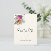 Roze, Oranje en witte rozen Uitnodiging Briefkaart (Staand voorkant)