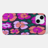 Roze Oranje en zwarte iPhone draagtas Case-Mate iPhone Case (Achterkant (horizontaal))