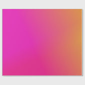 Roze Oranje gele ombre Cadeaupapier (Vlak)