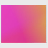 Roze Oranje gele ombre Cadeaupapier (Vlak)