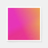 Roze Oranje gele ombre Servet (Voorkant)