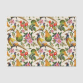  roze oranje gele rozen bloemen tissuepapier (Voorkant)