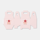 Roze Oranje Groovy Laatste disco vrijgezellenfeest Bedankdoosjes (Uitgevouwen)