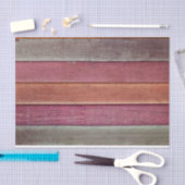 Roze Oranje houtaretextuur in Roze land Tissuepapier (Craft)