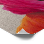 Roze Oranje jas van Turban 2014 Poster (Hoek)