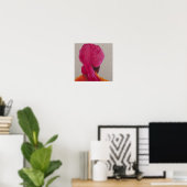 Roze Oranje jas van Turban 2014 Poster (Thuiskantoor)