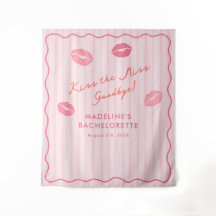 Roze Oranje Kus De Miss Bach Fotobackdrop