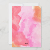 Roze Oranje labrador Valentijnsdag Gift Dog Feestdagenkaart (Achterkant)