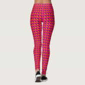 Roze Oranje Leggings (Achterkant)