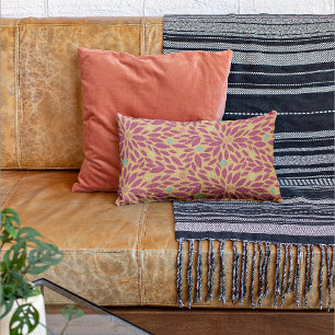 Roze/Oranje modern decoratief Sierkussen