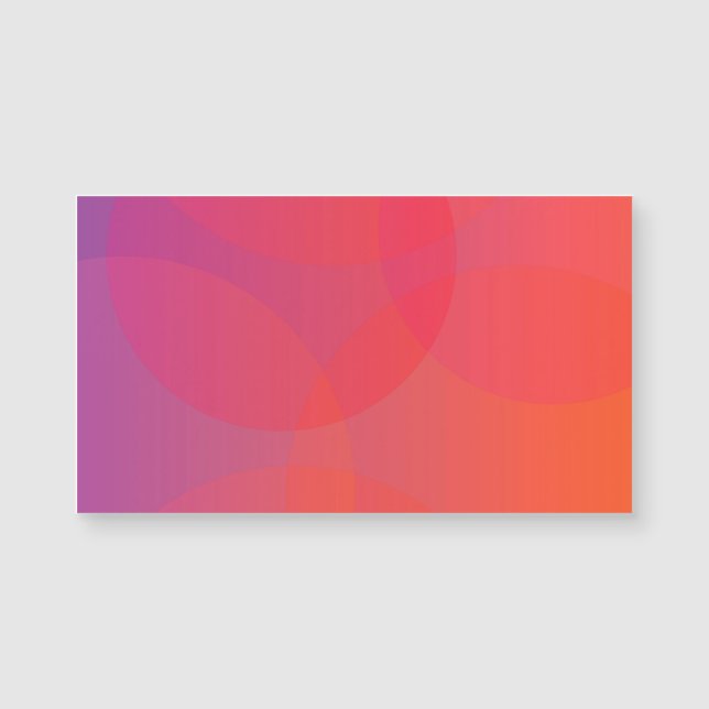 Roze, oranje, moderne, eenvoudige, coole, trendmat (Voorkant)