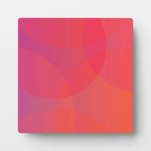 Roze, oranje, moderne, eenvoudige, coole, trendmat fotoplaat