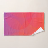 Roze, oranje, moderne, eenvoudige, coole, trendmat handdoek (Handdoek)