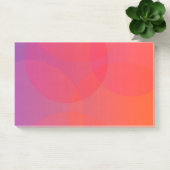 Roze, oranje, moderne, eenvoudige, coole, trendmat post-it® notes (Kantoor)