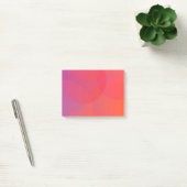 Roze, oranje, moderne, eenvoudige, coole, trendmat post-it® notes (Kantoor)