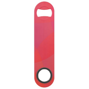 Roze, oranje, moderne, eenvoudige, coole, trendmat speed flessenopener