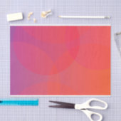 Roze, oranje, moderne, eenvoudige, coole, trendmat tissuepapier (Craft)