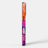 Roze Oranje Paarse Marmer Patroon Case-Mate iPhone Case (Achterkant / Rechts)