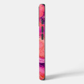 Roze Oranje Paarse Marmer Patroon Case-Mate iPhone Case (Achterkant / Links)