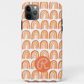 Roze Oranje Rainbows Pattern CUSTOM Case-Mate iPhone Case (Achterkant)