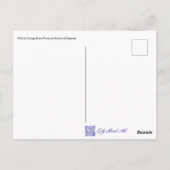 Roze & Oranje Rozen Briefkaart (Achterkant)