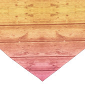 Roze Oranje Sunrise Ombre Table Runner Korte Tafelloper (Hoek)
