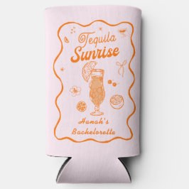 Roze Oranje Tequila Sunrise Meidenavond Seltzer Blikjeskoeler