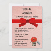 Roze Oranje ventilator in het Vrijgezellenfeest va Kaart (Voorkant)