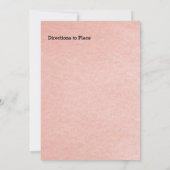 Roze Oranje ventilator in het Vrijgezellenfeest va Kaart (Achterkant)