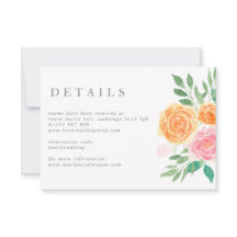 Roze & Oranje Waterverf Rozen Download Behuizing