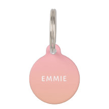 Roze Oranje Zomer Ombre Aangepaste Naam