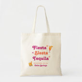 Roze & Oranje Zonsondergang Tequila & Tulum Bachel Tote Bag (Voorkant)