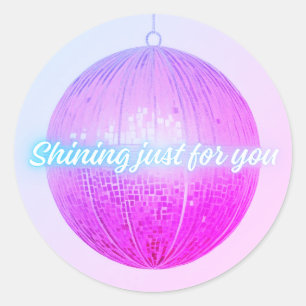 Roze Orb – Taylor-Geïnspireerd droompopconcept Ronde Sticker