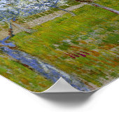 Roze Orchard (F555) Van Gogh Fine Art Poster (Hoek)