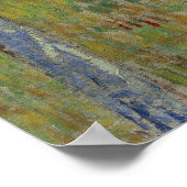 Roze Orchard van Vincent Van Gogh Poster (Hoek)