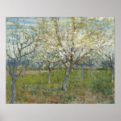 Roze Orchard van Vincent Van Gogh Poster (Voorkant)