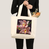 Roze Orchid Bag Grote Tote Bag (Voorkant (product))
