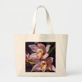 Roze Orchid Bag Grote Tote Bag