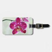 Roze Orchid Bagagelabel (Voorkant horizontaal)