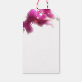 Roze Orchid Bedankt Cadeaulabel (Achterkant)