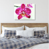 Roze Orchid Canvas Afdruk (Insitu (Slaapkamer))