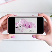 Roze Orchid Elegance Post Wedding Brunch Kaart