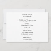 Roze Orchid Elegance Quinceanera Uitnodiging (Achterkant)