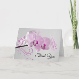 Roze Orchid Elegance Wedding Bedankt