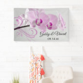Roze Orchid Elegance Wedding Spandoek (Insitu)