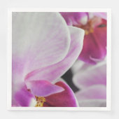 Roze Orchid Flowers Servet (Voorkant)