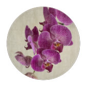 Roze Orchid Flowers Snijplank (Voorkant)