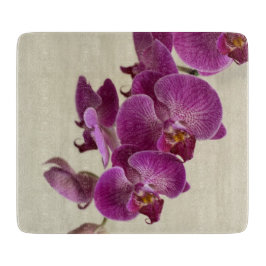 Roze Orchid Flowers Snijplank