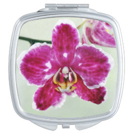 Roze Orchid Handtas Spiegeltje